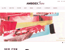 Tablet Screenshot of ambidex-store.jp